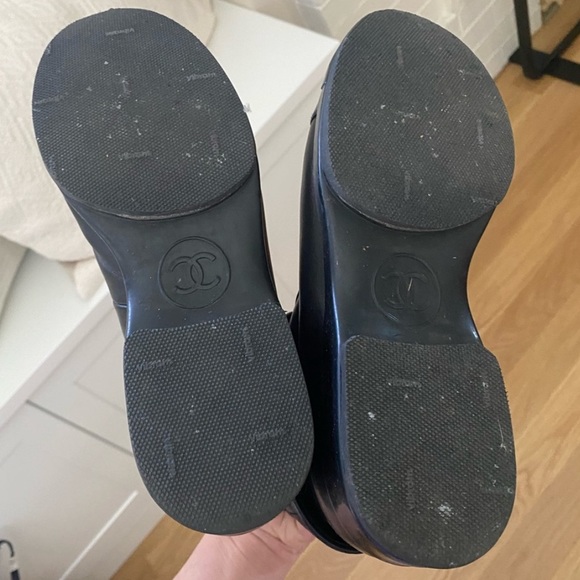 🖤 Chanel Black Combat Boots 🖤 - Picture 5 of 6